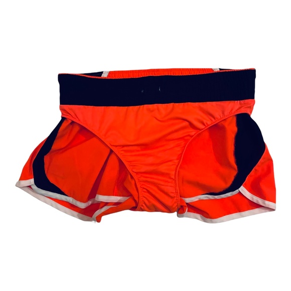 Nike Dri-Fit Bright Orange /Black Running Shorts for Women's Size Small - Picture 3 of 5